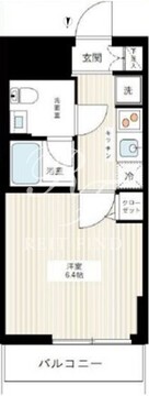 ハーモニーレジデンス品川荏原 503 間取り図