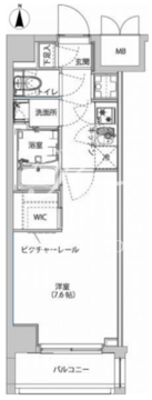 ハーモニーレジデンス東京イーストサイド 214 間取り図