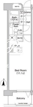 プライムアーバン学芸大学パークフロント 208 間取り図
