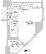 プライムアーバン本駒込 1001 間取り図