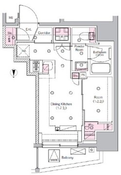 シーフォルム板橋3 201 間取り図