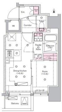 シーフォルム板橋3 203 間取り図