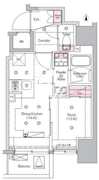 シーフォルム板橋3 303 間取り図