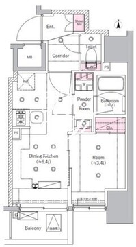 シーフォルム板橋3 403 間取り図