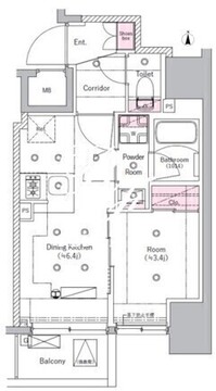 シーフォルム板橋3 703 間取り図