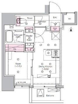 シーフォルム板橋3 204 間取り図
