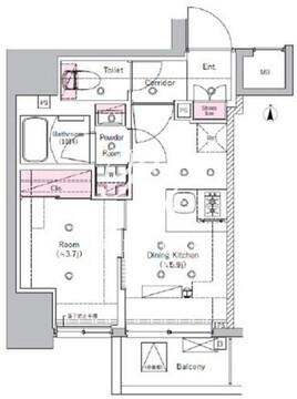 シーフォルム板橋3 304 間取り図