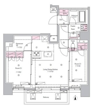 シーフォルム板橋3 902 間取り図