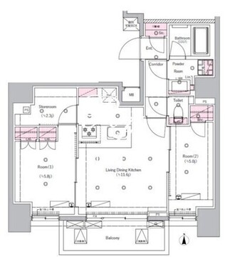 シーフォルム板橋3 1202 間取り図