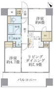 エミリブ東長崎 505 間取り図