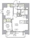 ザ・ライオンズフォーシア文京湯島 1003 間取り図