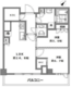 パークコート神宮北参道ザタワー 1916 間取り図