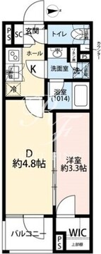 プレール・ドゥーク赤塚 306 間取り図