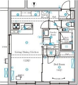マインド糀谷 402 間取り図