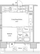 ザ・パークハビオ代々木 405 間取り図