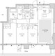 ザ・パークハビオ代々木 802 間取り図