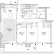 ザ・パークハビオ代々木 801 間取り図
