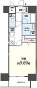 シエル新堀 705 間取り図