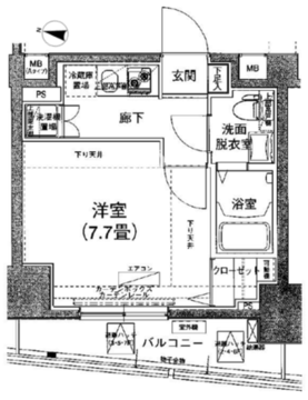 アイル文京白山 702 間取り図