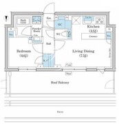 スタイリオ池上サウス 408 間取り図