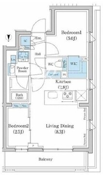 スタイリオ池上サウス 313 間取り図
