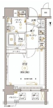 レアライズ高田馬場 202 間取り図