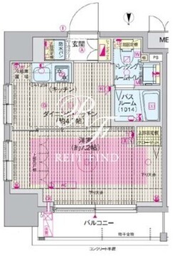 エステムプラザ飯田橋タワーレジデンス 601 間取り図