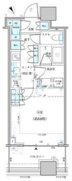 パークタワー勝どき S-715 間取り図