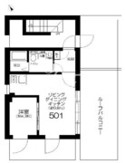 Ｌｅ　Ｎｉｄ　日本橋 501 間取り図