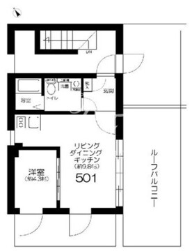 Ｌｅ　Ｎｉｄ　日本橋 501 間取り図