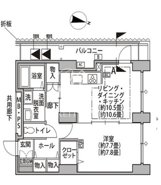 東雲キャナルコートCODAN 14-801 間取り図