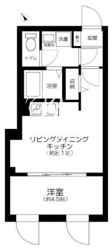 Ｌｅ　Ｎｉｄ　日本橋 402 間取り図