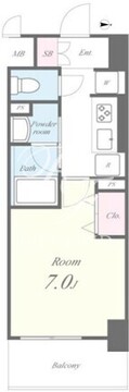 カサ・フェリーチェ 202 間取り図