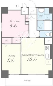 カサ・フェリーチェ 801 間取り図