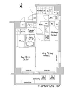 コンフォリア春日富坂 1004 間取り図