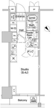 コンフォリア蒲田 910 間取り図