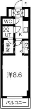 スパシエトラッド門前仲町 503 間取り図