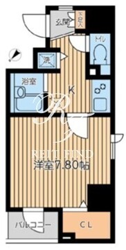シティスパイア新富町 404 間取り図