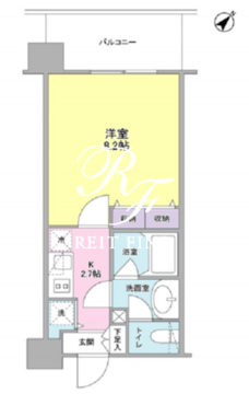 プロスペクト東雲橋 611 間取り図