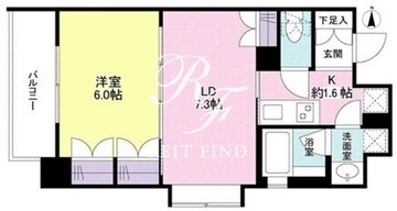 リバーレ池袋 1101 間取り図