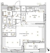 ログ文京千駄木 1101 間取り図