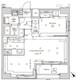 ログ文京千駄木 1101 間取り図