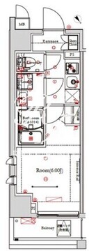 ガリシア武蔵小山 203 間取り図