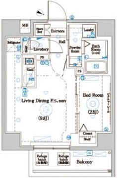 マインド志村坂上 905 間取り図
