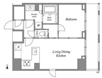 グランパセオ目黒 1002 間取り図