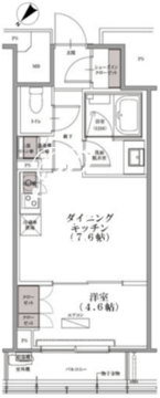 SKナインティ門前仲町 1202 間取り図
