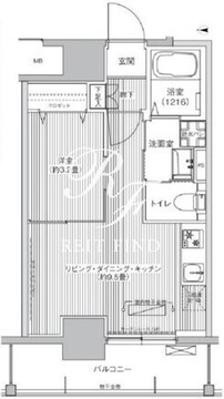 レジェンダリーガーデン赤羽ウエストビュー 903 間取り図
