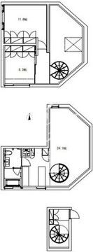 バークレーン恵比寿 004 間取り図