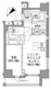 パークハビオ八丁堀 1104 間取り図