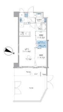 クレヴィアリグゼ西馬込 109 間取り図